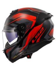 CASCO LS2 STREAM II FURY BLACK/RED