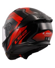 CASCO LS2 STREAM II FURY BLACK/RED