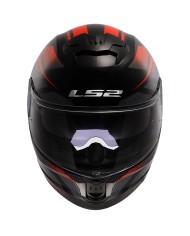 CASCO LS2 STREAM II FURY BLACK/RED