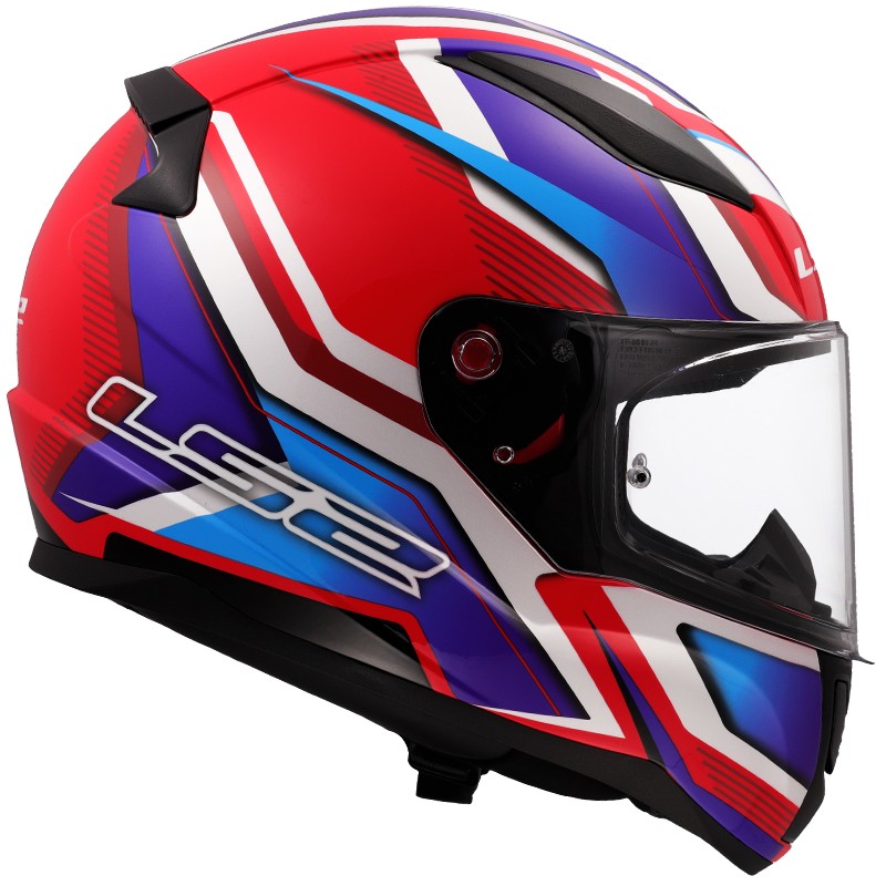 CASCO LS2 RAPID II FLITZ BLUE/RED
