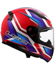 CASCO LS2 RAPID II FLITZ BLUE/RED