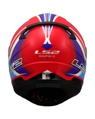 CASCO LS2 RAPID II FLITZ BLUE/RED