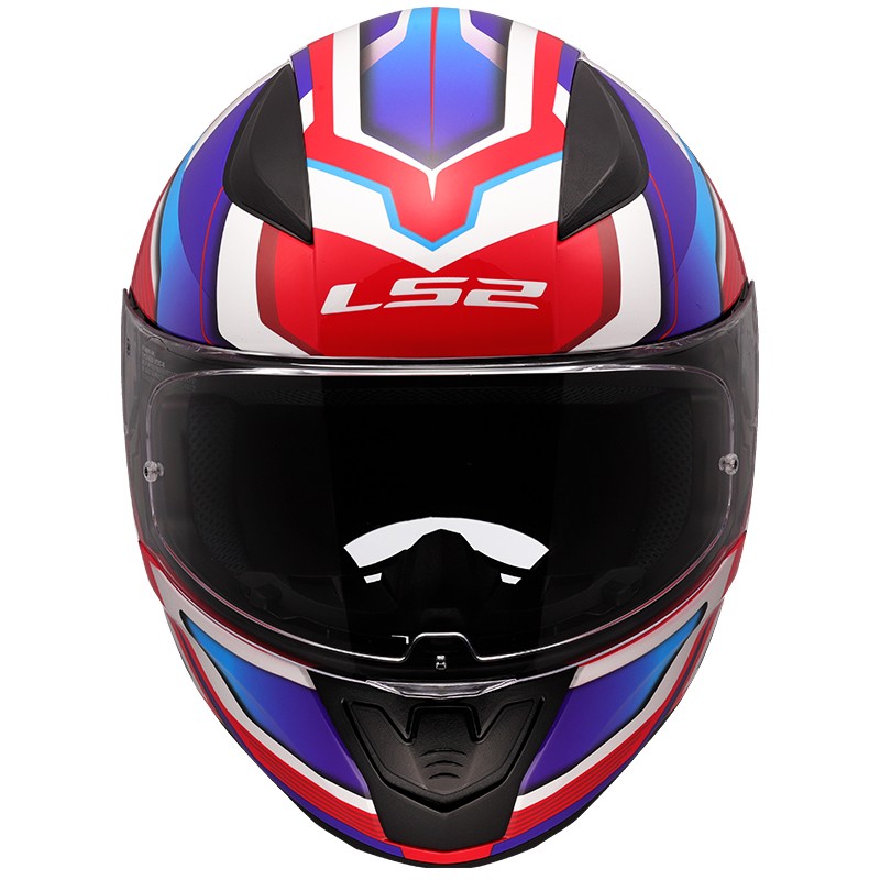 CASCO LS2 RAPID II FLITZ BLUE/RED