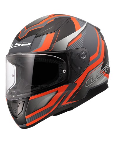 CASCO LS2 RAPID II FLITZ ORANGE/GREY