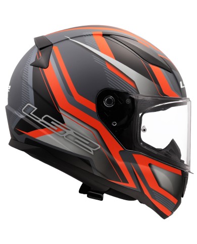 CASCO LS2 RAPID II FLITZ ORANGE/GREY