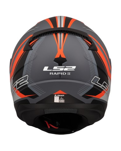 CASCO LS2 RAPID II FLITZ ORANGE/GREY