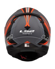 CASCO LS2 RAPID II FLITZ ORANGE/GREY