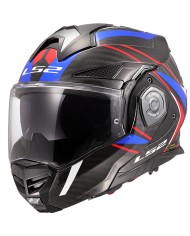 CASCO LS2 ADVANT X CARBON FUTURE WHITE/BLUE