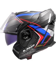 CASCO LS2 ADVANT X CARBON FUTURE WHITE/BLUE