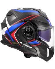 CASCO LS2 ADVANT X CARBON FUTURE WHITE/BLUE