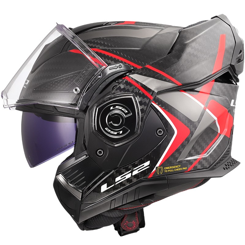 CASCO LS2 ADVANT X CARBON FUTURE II RED