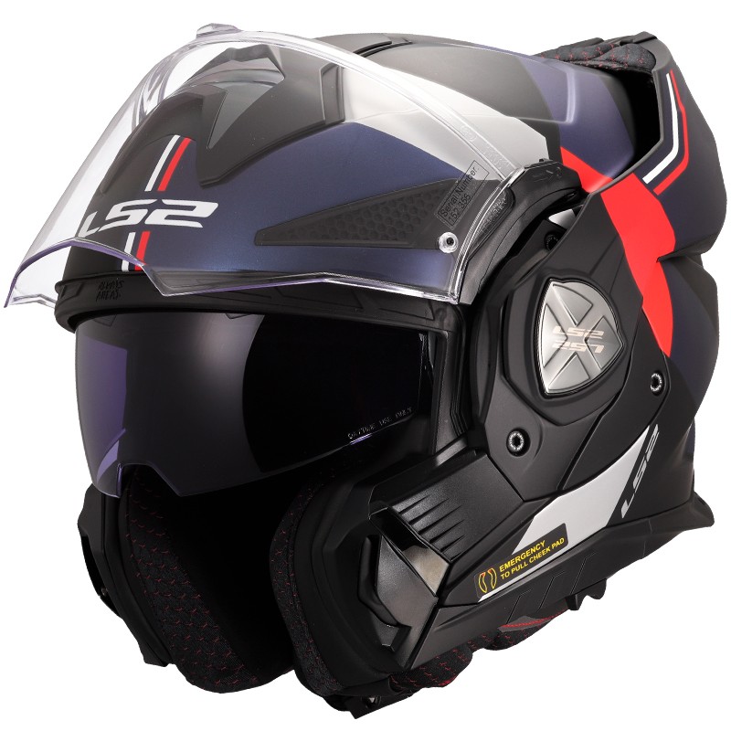 CASCO LS2 ADVANT X ULTRA BLUE/RED