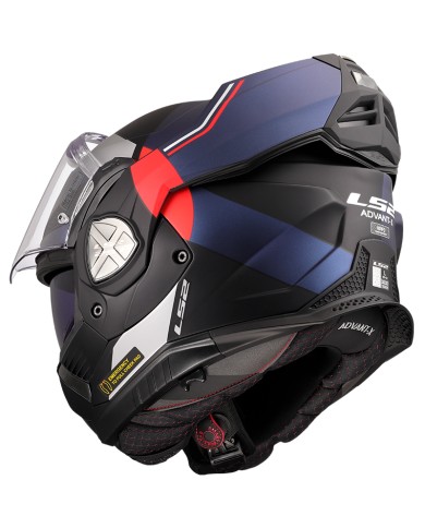 CASCO LS2 ADVANT X ULTRA BLUE/RED