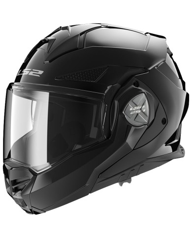 CASCO LS2 ADVANT X MODULAR NEGRO BRILLO