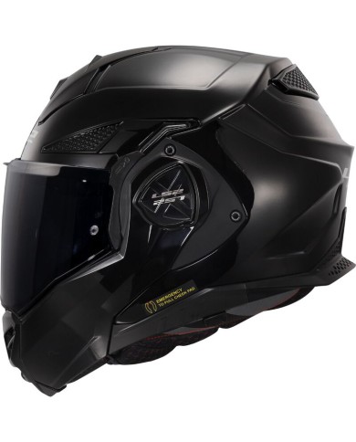 CASCO LS2 ADVANT X MODULAR NEGRO BRILLO