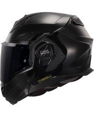 CASCO LS2 ADVANT X MODULAR NEGRO BRILLO