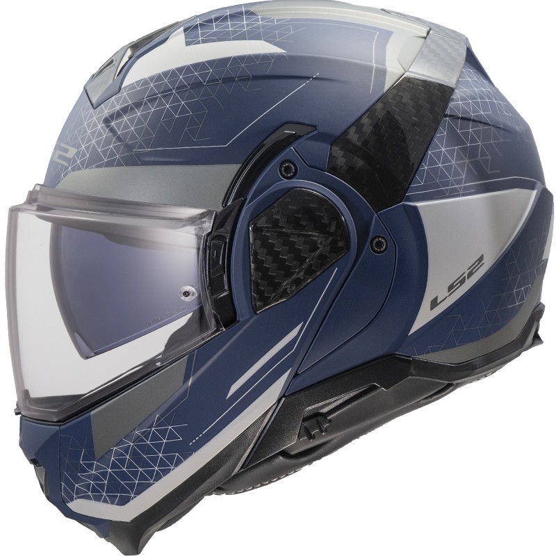 CASCO LS2 ADVANT II ASTRAL MODULAR NAVY BLUE/GREY