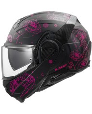 CASCO LS2 ADVANT II SOPHIA MODULAR BLACK/PINK