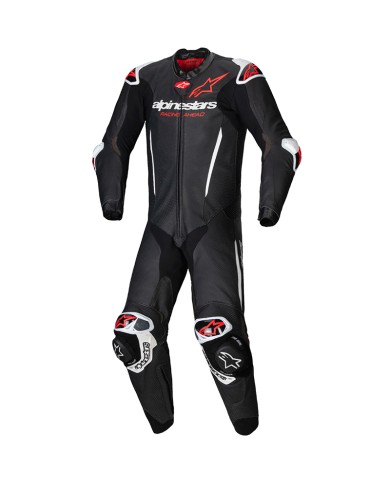 MONO ALPINESTARS GP-R7 PROFESIONAL BLACK/WHITE/RED FLUO 