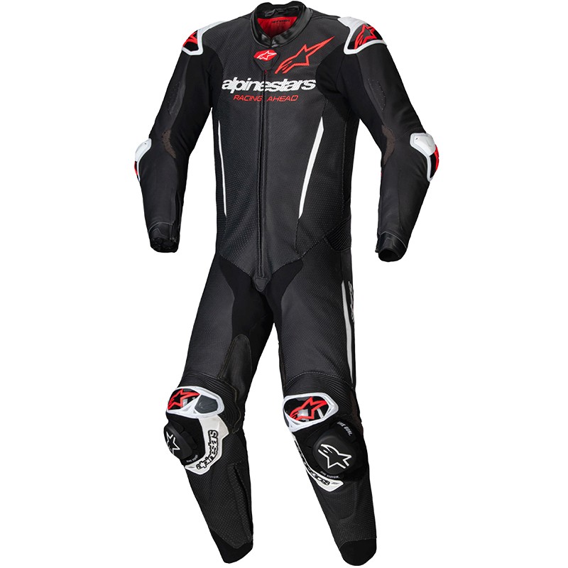 MONO ALPINESTARS GP-R7 PROFESIONAL BLACK/WHITE/RED FLUO 