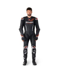 MONO ALPINESTARS GP-R7 PROFESIONAL BLACK/WHITE/RED FLUO 