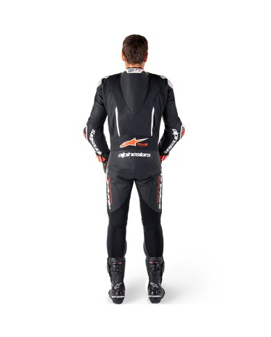 MONO ALPINESTARS GP-R7 PROFESIONAL BLACK/WHITE/RED FLUO 