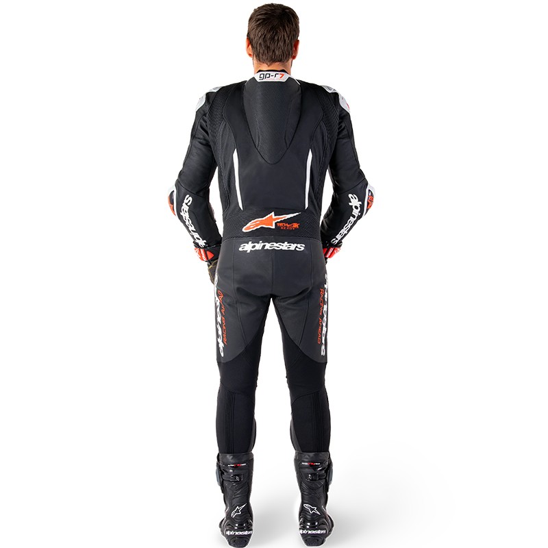 MONO ALPINESTARS GP-R7 PROFESIONAL BLACK/WHITE/RED FLUO 