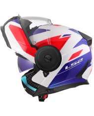 CASCO LS2 SCOPE II DURIA MODULAR WHITE/BLUE/RED