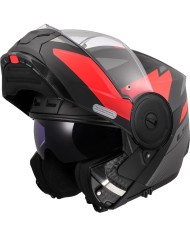 CASCO LS2 SCOPE II DURIA MODULAR BLACK/RED