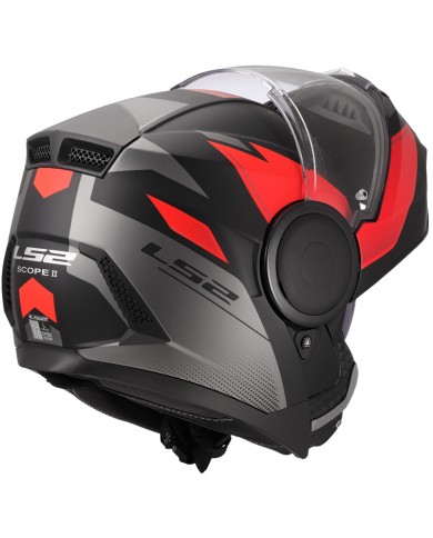 CASCO LS2 SCOPE II DURIA MODULAR BLACK/RED