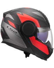 CASCO LS2 SCOPE II DURIA MODULAR BLACK/RED