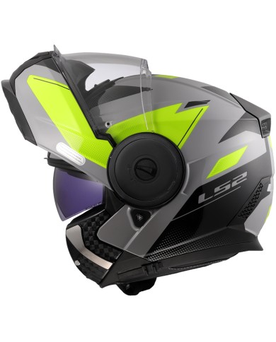 CASCO LS2 SCOPE II DURIA MODULAR GREY/H-V YELLOW
