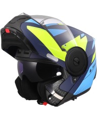CASCO LS2 SCOPE II DURIA MODULAR BLUE/H-V YELLOW