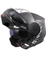 CASCO LS2 SCOPE II OXYD MODULAR BLACK/TITANIUM