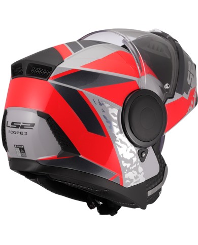 CASCO LS2 SCOPE II OXYD MODULAR GREY RED