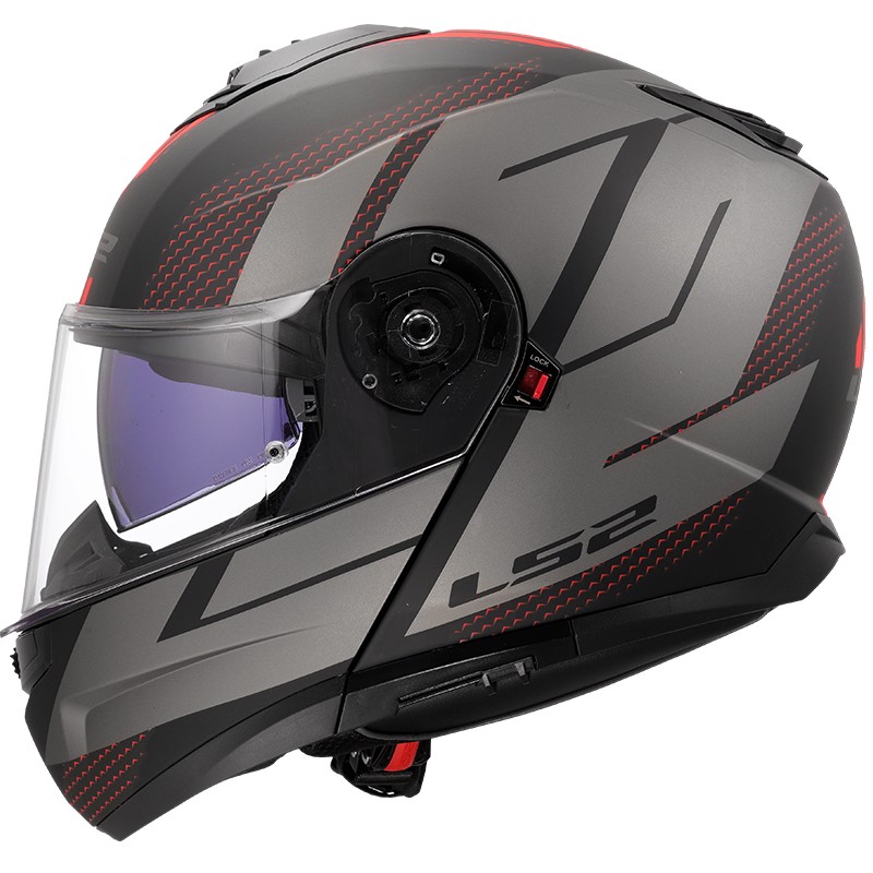 CASCO LS2 STROBE II CODE MODULAR BLACK/GREY
