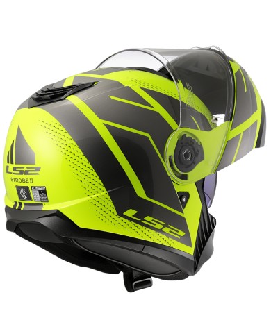 CASCO LS2 STROBE II CODE MODULAR H-V YELLOW/GREY