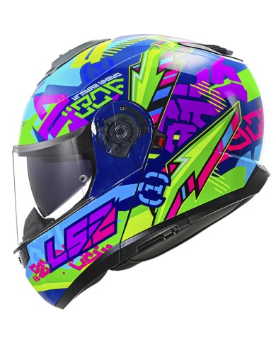 CASCO LS2 STROBE II SVENT MODULAR BLUE/GREEN