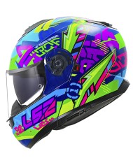 CASCO LS2 STROBE II SVENT MODULAR BLUE/GREEN