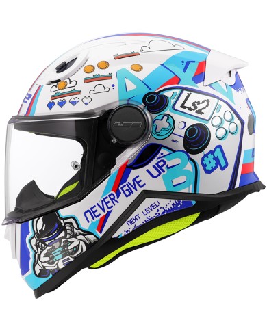 CASCO LS2 KID NEXT LEVEL WHITE