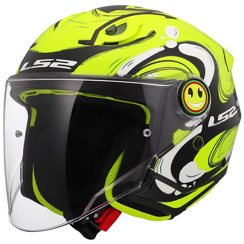 CASCO LS2 FUNNY II GLUP INFANTIL H-V YELLOW
