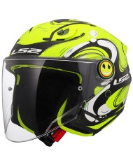 CASCO LS2 FUNNY II GLUP INFANTIL H-V YELLOW