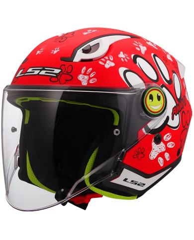 CASCO LS2 FUNNY II GLUP INFANTIL H-V YELLOW