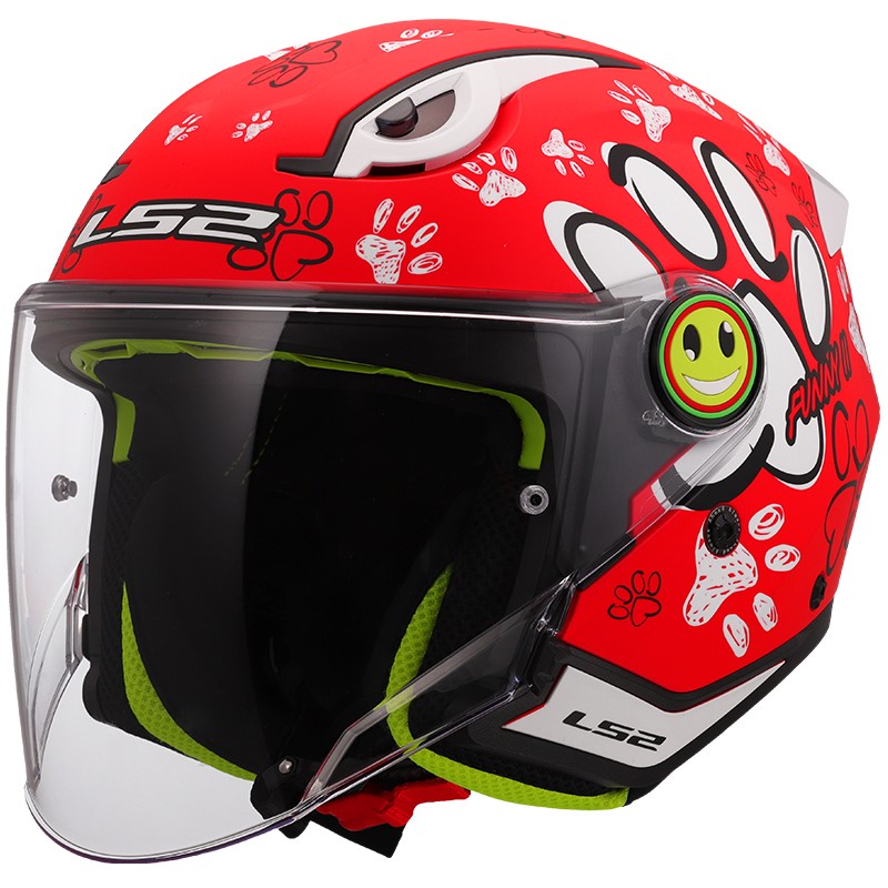 CASCO LS2 FUNNY II GLUP INFANTIL H-V YELLOW