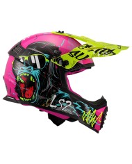 CASCO LS2 FAST EVO II MINI INFANTIL GORILLA
