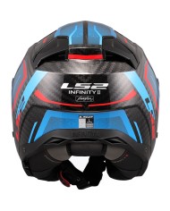 CASCO LS2 INFINITY II CARBON URUS BLUE/RED