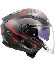 CASCO LS2 INFINITY II CARBON URUS RED