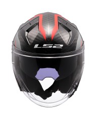 CASCO LS2 INFINITY II CARBON URUS RED