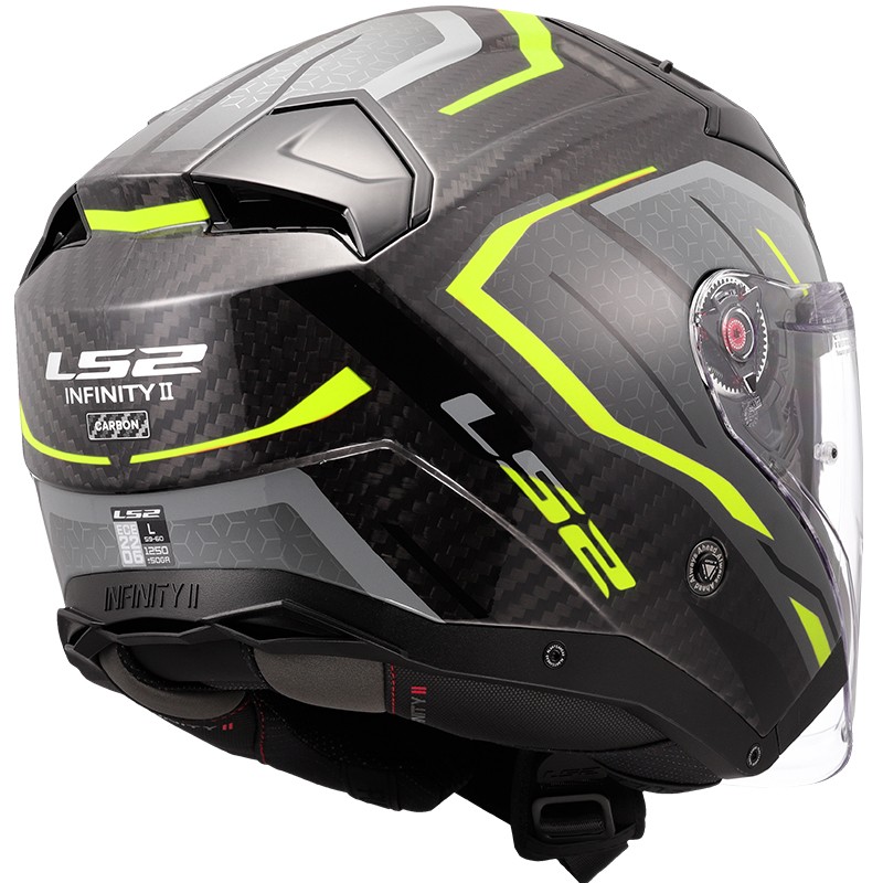 CASCO LS2 INFINITY II CARBON URUS H-V YELLOW
