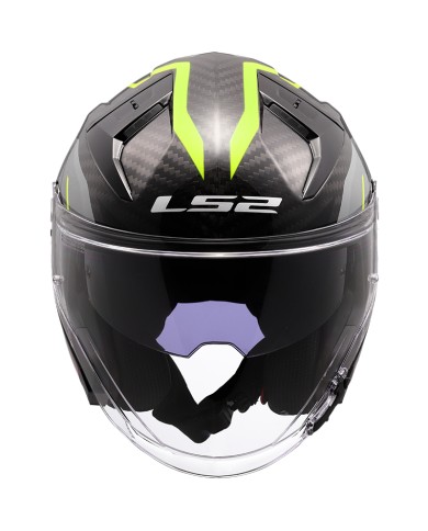 CASCO LS2 INFINITY II CARBON URUS H-V YELLOW